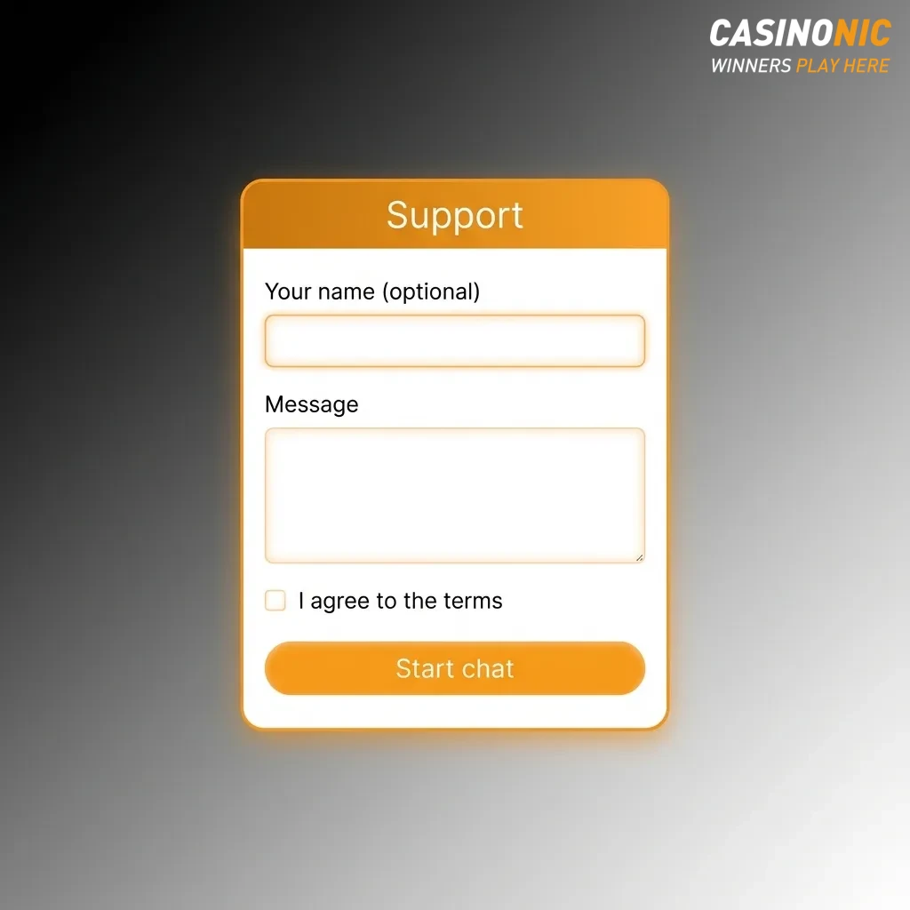 Illustration of 24/7 customer support for Australian players via live chat and email on a gaming website