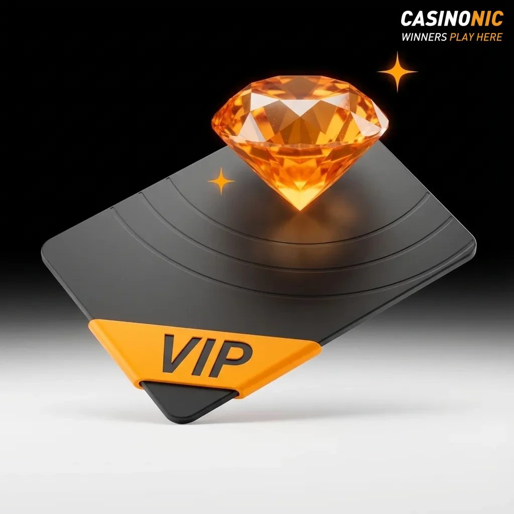 Casinonic Australia loyalty ladder graphic showing Bronze, Silver, Gold and Platinum tiers with increasing VIP rewards