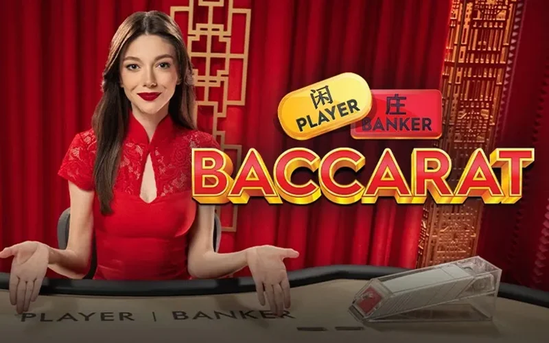 Collect a winning combination of cards in Casinonic's Baccarat game.
