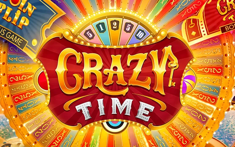 Experience the colourful Crazy Time show at Casinonic.