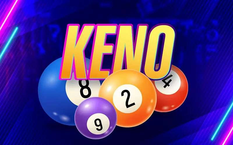 Select your winning numbers in Keno from Casinonic.