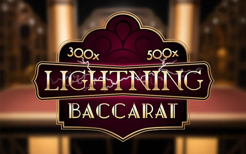 Lightning Baccarat is a fast-paced and lucrative game from Casinonic.